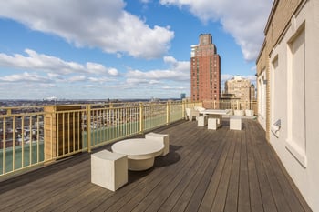 Rooftop at an apartment building in Philadelphia