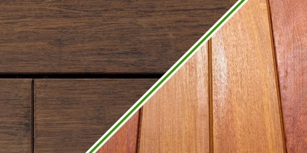 Le prix des terrasses en bambou est-il plus élevé que celui de l'ipé et des autres bois durs ?
